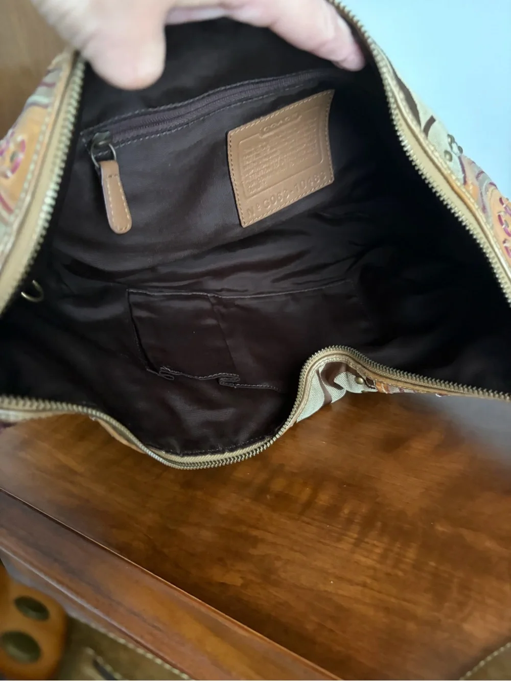 Coach Mia SoHo Signature Shoulder Bag & Wristlet *READ*